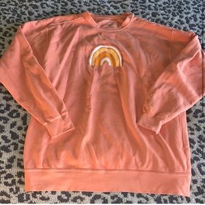 Orange sweatshirt